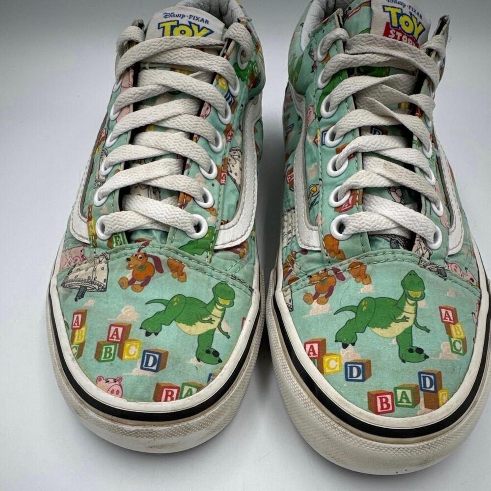 Vans Old Skool Toy Story Andy's Toys Womens 9 EU40 Woody Buzz Rex Skate Shoes - Picture 3 of 13